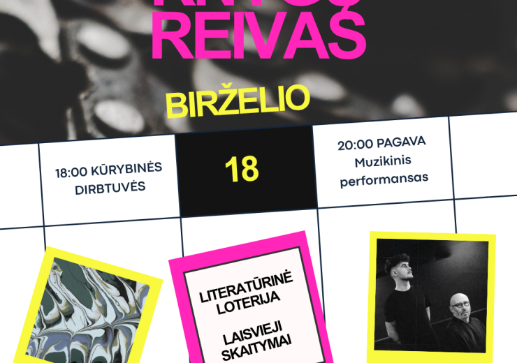 Vasaros vakaro renginys KNYGŲ REIVAS