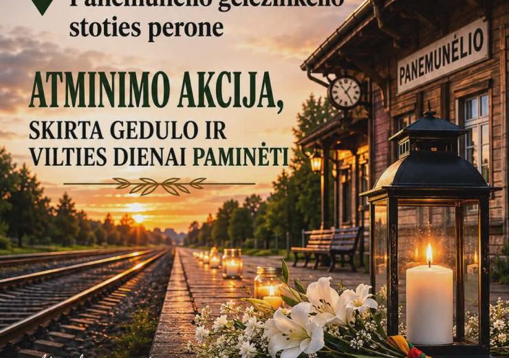 Atminimo akcija skirta GEDULO IR VILTIES DIENAI PAMINĖTI