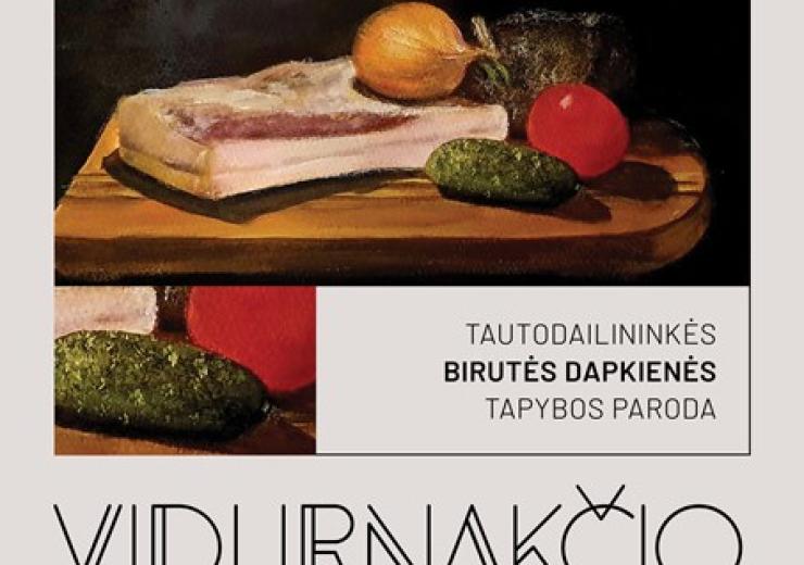 Tautodailininkės Birutės Dapkienės tapybos paroda
