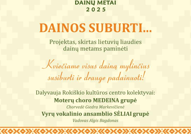 Projekto DAINOS SUBURTI… pasidainavimai Obelių miesto „Ramintos“ parke