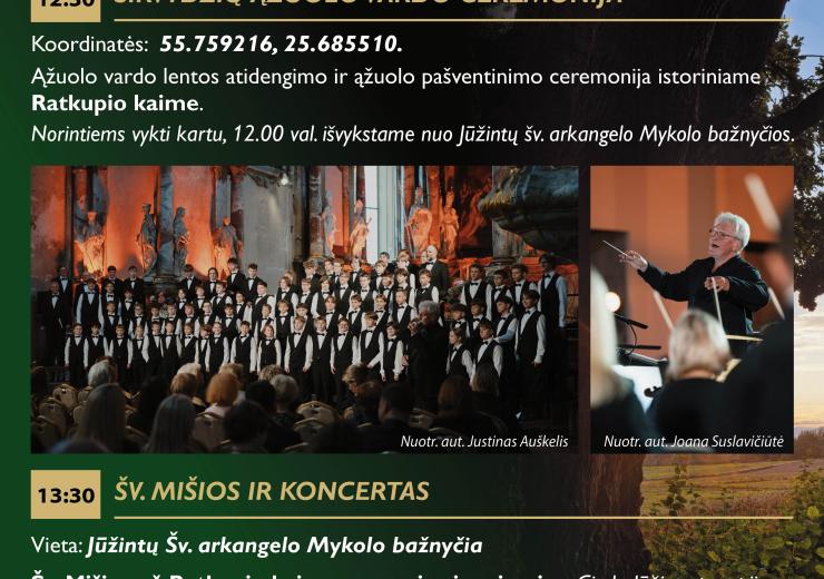 GYVOJO KRAŠTO ISTORIJA: Ratkupio Sirvydžių ąžuolo įprasminimas