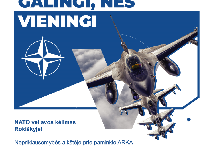 NATO vėliavos pakėlimo ceremonija