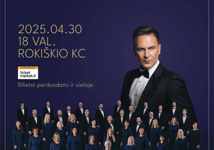 Eugenijaus Chrebtovo ir choro VILNIUS koncertas DĖL TAVĘS ESU