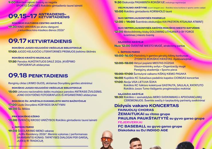 Rokiškis VISU GARSU – 527 miesto gimtadienis