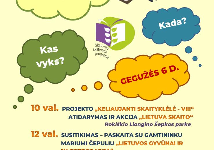Projektas – skaitymo džiaugsmo kelionė vaikams